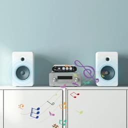 Bluetooth Mini HiFi Audio-versterker 20WX2 + 40W 2.1-kanaals met AUX & Stroomadapter — thumbnail 4