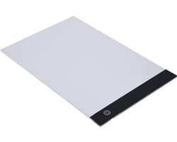 Draagbare LED lichtpad met dimfunctie en USB aansluiting voor kunstenaars