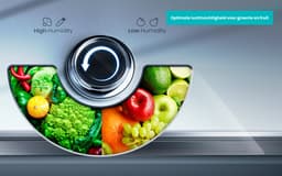 ETNA KCD9194CNF - Koel-vriescombinatie - Energielabel C - 34dB (A) - Metal Tech Cooling - No Frost - Multi-Air Flow - CoolFresh - SmartZone - Super Cool - Fast Freeze - Inverter Compressor - ConnectLife - 284 Liter — thumbnail 15