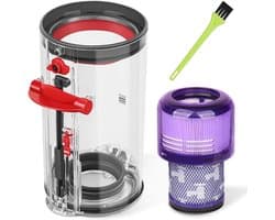 Vervangende stofbak + filter Geschikt voor Dyson V11 - 3 stuks