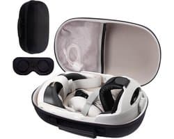 Draagtas voor Meta Quest 3 VR Headset en Gaming Controller - Waterdichte en Schokbestendige Hard Case met Opbergruimte