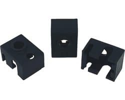 Siliconen Sokken voor 3D-Printer Hotend en Verwarmingsblok - 3 Stuks, Zwart