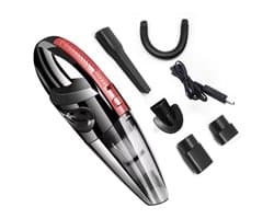 120W Kruimelzuiger Snoerloos - Handstofzuiger - Zwart - Incl. opzetstukken