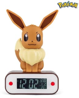 Pokémon Eevee Nachtlamp & Wekker – LED Lamp met Alarmfunctie – Pokémon Verlichting — thumbnail 1