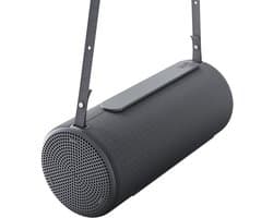 Draagbare Bluetooth Speaker met 60W Vermogen en 17 Uur Speeltijd - Zwart Grijs