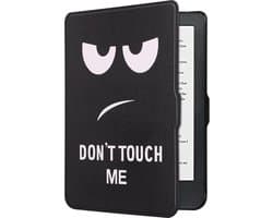Hoes Geschikt voor Kobo Clara HD - Luxe E-reader Bescherm Case - Hoesje Book Cover - Don't Touch Me