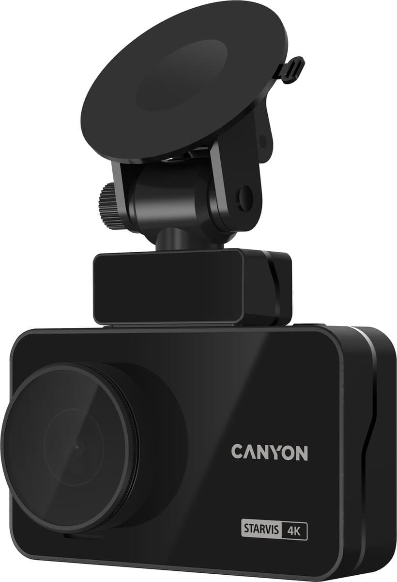 Canyon CDVR-40GPS Serie - Auto Video Recorder UltraHD 2160p Wi-Fi GPS - Zwart - Stijlvolle Dashcam - App - Magnetisch - GPS tracker — afbeelding 1