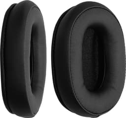 kwmobile 2x oorkussens geschikt voor Audio Technica ATH - MSR7 M30 M40X M50X - Earpads voor koptelefoon in zwart — thumbnail 3