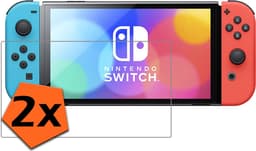 Screenprotector - Geschikt voor Nintendo Switch Screenprotector Bescherm Glas - Tempered Glass Geschikt voor Nintendo Switch Screen Protector - 2 PACK — thumbnail 1
