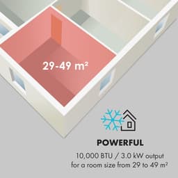 Klarstein Mobiele airconditioner met luchtafvoerslang, 4-in-1 airconditioner met ventilator, luchtontvochtiger & nachtmodus, Kleine & draagbare airconditioner voor thuis & op kantoor, Laag verbruik, 10000 BTU,0 kW voor 42 m² - voor Kantoor — thumbnail 16