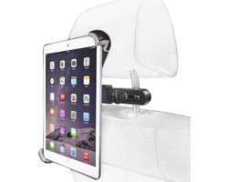 Tablet Autohouder – Tablet houder Autostoel voor uw achterbank – Hoofdsteun / Rugleuninghouder met 360 graden rotatie - geschikt voor 7 tot 11 inch - E Reader - iPad Air / Pro / Samsung Tab / Huawei - Zwart