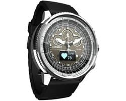 DrPhone Moka Smartwatch – 1,89 Inch LCD Scherm – Bluetooth 4.0 - Slimme Sport- en Gezondheidsfuncties - IP68 Waterdicht – Mobiele App – Stappenteller / Afstandsmeter / Calorieënteller - Zwart