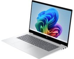 HP OmniBook 7 NGAI 17-dc0970nd Copilot+ PC Intel Core Ultra 7 256V Laptop 43,9 cm (17.3") Touchscreen Full HD 16 GB LPDDR5x-SDRAM 1 TB SSD Wi-Fi 6E (802.11ax) Windows 11 Home Zilver