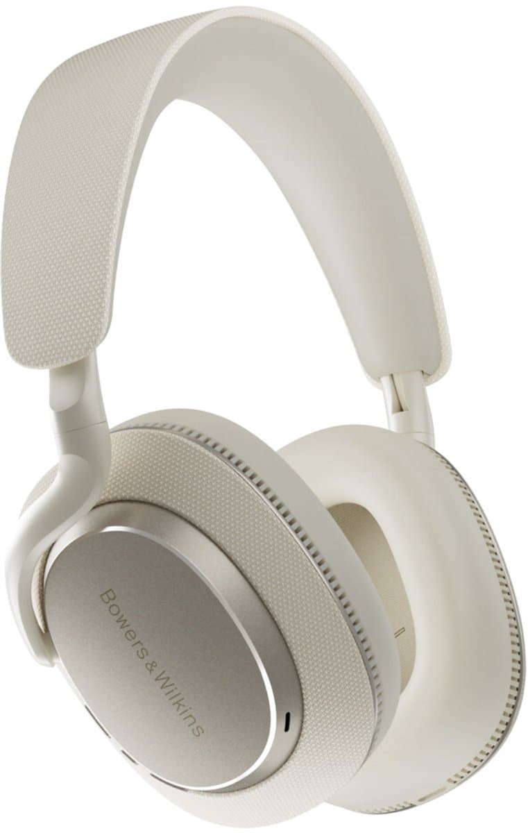 Bowers & Wilkins Px7 S3 Draadloze Over-Ear Hoofdtelefoon, Geavanceerde Noise Cancelling, 30 Uur Afspelen, 8 Microfoons, Snelladen, aptX Lossless - Canvas Wit — afbeelding 1