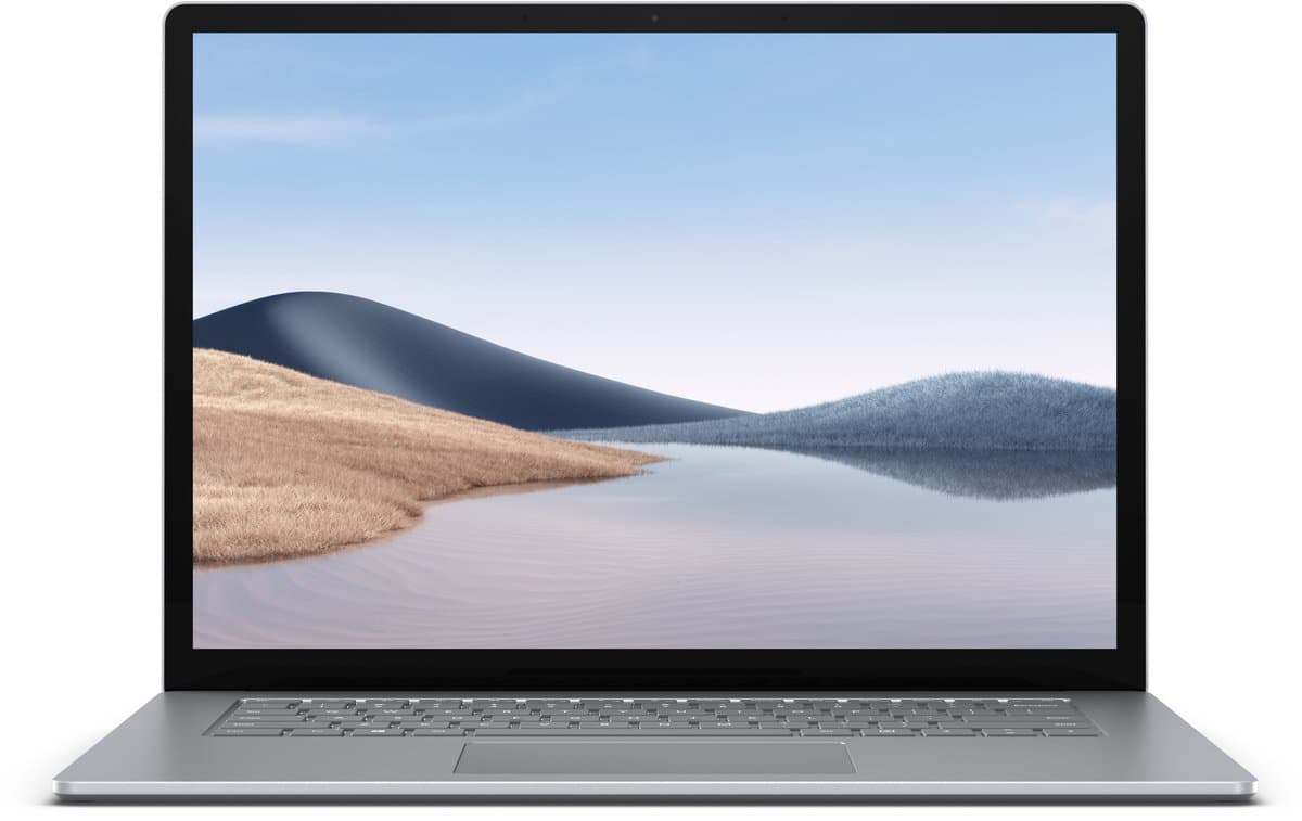 Microsoft Surface Laptop 4 Intel® Core™ i7 i7-1185G7 38,1 cm (15") Touchscreen 16 GB LPDDR4x-SDRAM 512 GB SSD Wi-Fi 6 (802.11ax) Windows 11 Pro Platina — afbeelding 1