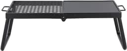 Houtskoolbarbecue (BBQ) - Opvouwbare Tafelbarbecue/Campinggrill - Draagbaar - Afmeting 57 x 28,5 x 23 cm - Tot 300 °C - Inclusief Grillrooster & Grillplaat - Voor Camping & Tuin — thumbnail 3