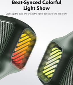 soundcore Boom 2 Outdoor Speaker, 80W, Subwoofer, BassUp 2.0, 24H Playtime, IPX7 Waterproof, Floatable, RGB Lights, USB-C, Custom EQ, Bluetooth 5.3, Portable For Outdoors, Camping, Beach, and Backyard-Groen — thumbnail 3