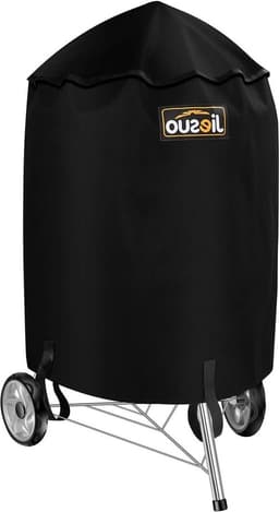 57CM Heavy Duty Waterdichte BBQ Cover voor Weber Houtskool Waterkoker - Weerbestendige Barbecue Grill Hoes met elastische band. — thumbnail 1