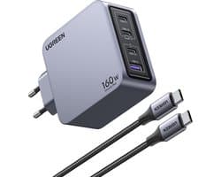 Ugreen Nexode Pro 160W Wandlader Voor Laptop Telefoon 3X Usb-C