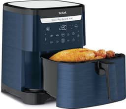 Tefal Easy Fry & Grill EY8014 XXL 6,5L - 2-in-1 Heteluchtfriteuse met Uitneembare Verdeler - Blauw Airfryer met 8 Automatische Kookprogramma's - Beste Grote Airfryer van Tefal - Digitaal Display - Extreem stil - Koken Zonder Olie - Anti Aanbaklaag — thumbnail 2