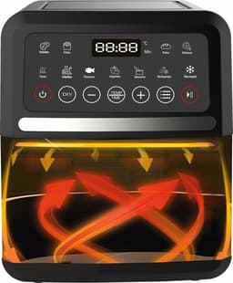 Dieetfriteuse - LITTLE BALANCE - 8725 - Crousty light - 5 L - 1500 W - 12 programma's - Zwart — thumbnail 5