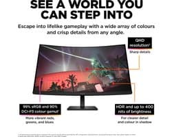 HP OMEN Serie - Gaming Monitor - 165Hz - Quad HD - 31,5 inch