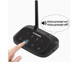 Avantree HT5006 Wireless Headphone & Transmitter Set for TV Watching, Low Audio Delay