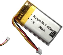 250mAh Batterijvervanging voor Savi 7220-7210 Office Headset - Compatibel met Sennheiser HD 250BT - Skullcandy Riff/Riff 2 Draadloze Koptelefoon PN 212366-01 Batterij — thumbnail 3