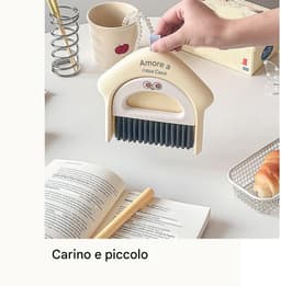 Bezem en stoffer set - Reinigingsset veger - Bureau reinigen - Compact ontwerp - 21 x 19 x 3 cm — thumbnail 5