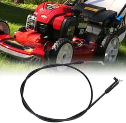 Dailygoods- Motorbedieningskabel Vervanging voor Toro Grasmaaier - Remkabel - PVC/Nylon/Staaldraad - Lengte 147 cm - Uittrekbare lengte 80 mm - Artikelnummer 104-8676 — thumbnail 2