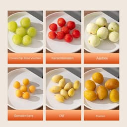 Druivenschilmachine - Fruit Peller - Keuken Hulp - Zichtbaar Proces - 24x25cm - Zwart — thumbnail 3