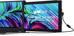 Mobile Pixels Trio Max 14 inch portable monitor – Full HD IPS laptop scherm extender – USB C USB A tweede monitor display – draagbaar extra scherm voor Windows macOS Android Switch met kickstand single screen — thumbnail 1