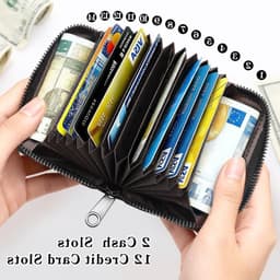Persoonlijke Creditcardhouder met Initialen, RFID-Bescherming, Ideaal voor Vrouwen en Meisjes, Perfect voor Reizen en Dagelijks Gebruik — thumbnail 3