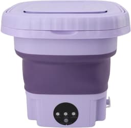 Vt products - Draagbare wasmachine - Mini-wasmachine - Opvouwbaar en groot 11L - Compact formaat - Babykleding - Volautomatisch en gebruiksvriendelijk — thumbnail 1
