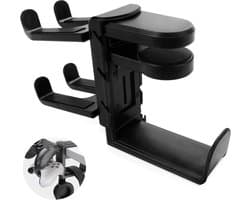Headset en Controller Houder - Controller Houder met Grip Houder - Kabel Houder - 360 Graad Rotating Gaming Hoofdtelefoon Haak - Ruimte Besparend - Computer Tafel Hoofdtelefoon Houder Cabinets