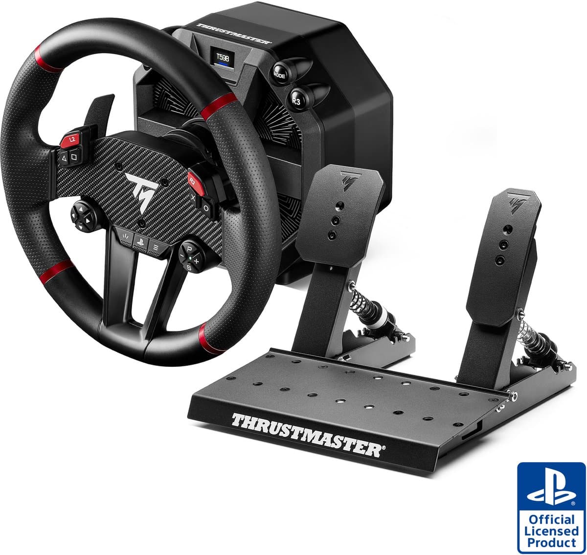 Thrustmaster T598-P – Racestuur en Pedalen – Direct Axial Drive 10 Nm Force Feedback – Voor PS5, PS4, PC - Geschikt voor Forza Horizon 6 (PC) — afbeelding 1