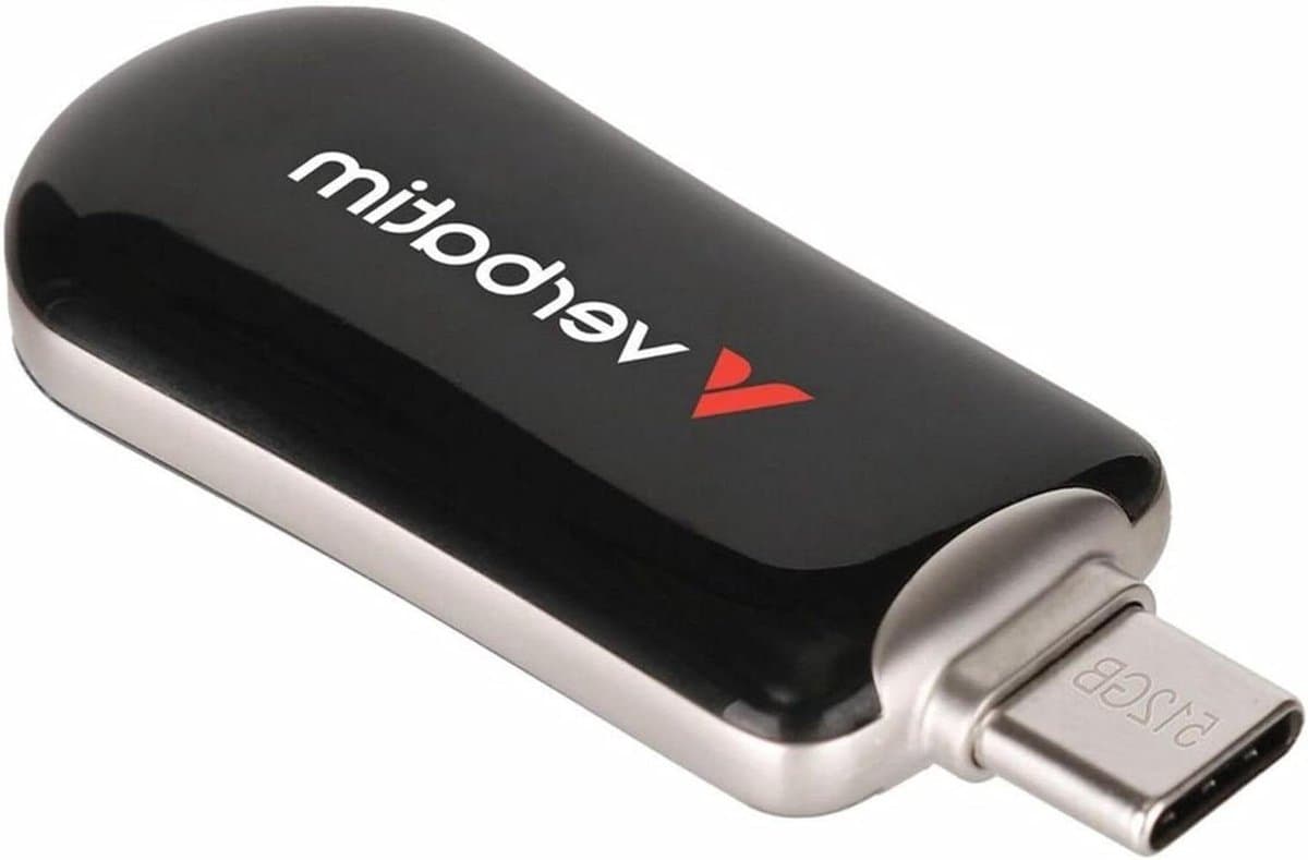 USB-C Flash Drive - Geheugenstick Externe Opslag - Bestanden Overzetten - USB 3.2 Gen 1 - 512GB - Zwart — afbeelding 1