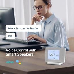 Slimme Thermostaat - Verwarming Regelaar - Comfort Verhoging - App Bediening - 13 cm - Wit — thumbnail 4