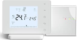 Slimme Thermostaat - Verwarming Regelaar - Comfort Verhoging - App Bediening - 13 cm - Wit — thumbnail 1