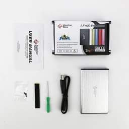 Draagbare Externe Harde Schijf USB 3.0 Snelle Opslag voor Laptop Zilver — thumbnail 2