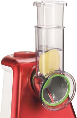 Elektrische Rasp - Keukenmachine - Snel Groenten Snijden - Vijf Functies - 176 Kilogram - Rood — thumbnail 4