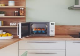 Magnetron met grill - Oven combi - Snel koken - App gestuurd - 23 liter - Wit — thumbnail 3