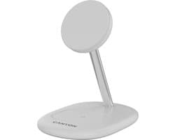 Canyon WCS-205 - Draadloze Oplader - 15W Qi2 - Magneetbevestiging - 2-in-1