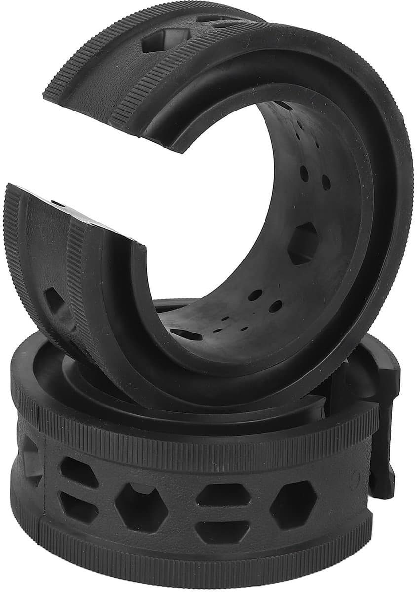 Allecto - Schokdemper - Veer met rubber spacers - Vermindert trillingen - Universeel - Comfortabele rit - Geschikt voor auto - Type C — afbeelding 1