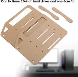 Dailygoods - Transparante Acryl Harde Schijf Beugel voor 3,5 Inch Harde Schijven — thumbnail 4