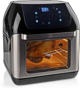Heteluchtfriteuse - Airfryer Snacks - Gezond Koken - 8 Programma's - 3.5 Liter - Mat Zwart — thumbnail 1