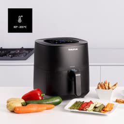 Airfryer Zonder Olie - Hete Lucht Frituur - Gezond Frituren - 8 Programma's - 5.5 Liter - Zwart — thumbnail 3