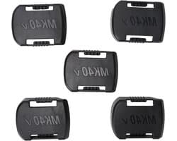 Lithiumbatterijhouder voor 40V batterijen - 5-delige opslagoplossing, ABS, draagbaar en praktisch