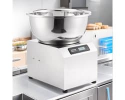 Deegmixer Spiraal - Kneedmachine Keukenmachine - Brood Deeg Maken - Vooruit en Achteruit Functie - 3 kg capaciteit - Zilver