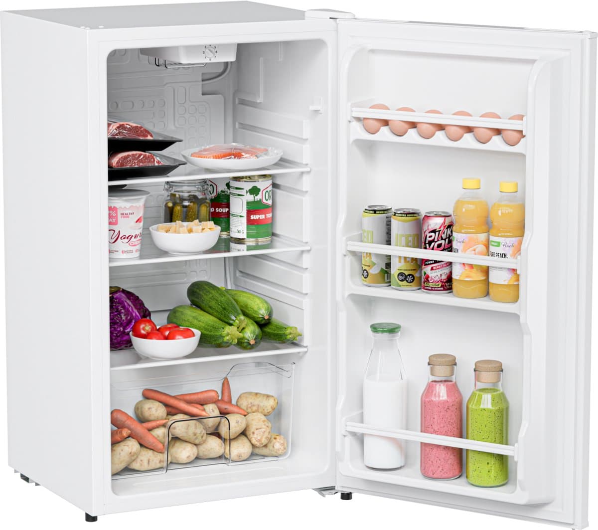 KitchenBrothers Koelkast - 92L - Tafelmodel - IJskast - Frigo - Vrijstaand - Wit — afbeelding 1